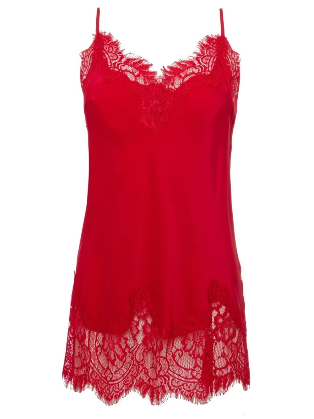Gold Hawk Candy Apple Silk Cami Mini Dress, NWT, $315 MSRP